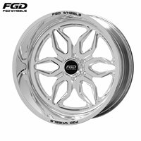 Jantes forgées polies FGD 20x10 22x12 22x14 24x12 24x14 à déport profond, 6, 8, 10 trous, 6x139.7 6x5.5 8x6.5 8x180 pour pick-up