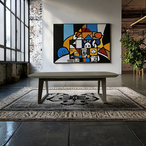 VN OEM table basse moderne, simple et minimaliste, fabriquée à la main sur des pieds en métal pour la maison ou l'hôtel - Product Image 5