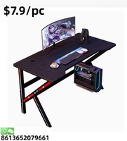 Table de jeu pour gamer avec cadre métallique, idéale pour salle informatique - Offre Spéciale