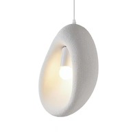 Lustre Moderne Style Wabi Sabi Japonais Simple, Suspension Artistique Plafonnier pour Salon Restaurant Bar