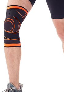 Faixa de Suporte para Joelho em Nylon para Esportes, Compressão Antiderrapante, Segurança na Corrida, Basquete e Outras Atividades Físicas - Product Image 5