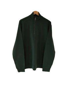 Sweat-shirt pour homme à col zippé, manches longues, 100% coton, respirant, de haute qualité, décontracté, vêtements d'hiver pour homme, personnalisable - Product Image 1