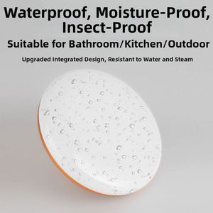 Plafonnier LED encastré blanc certifié ETL 5W, ultra fin, avec interrupteur à bouton en plastique, spot de plafond 220V, panneau moderne IP33, cuisine - Product Image 4