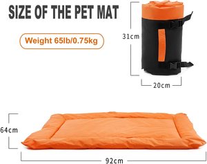 Tapis pour animaux de compagnie de voyage intérieur extérieur personnalisé de haute qualité pour chiens et chats tapis imperméable pour animaux de compagnie - Product Image 2