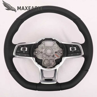 Volant sport en fibre de carbone sur mesure, adapté à Volkswagen Golf 6 Polo Gti Gtr Mk6 6r