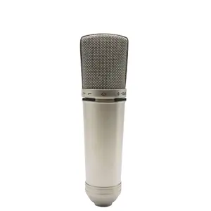 Shuai mikrofon kondensor diafragma besar seri SYC910, mikrofon kondenser Audio profesional dengan dua sakelar pilihan