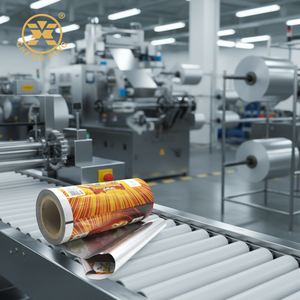 Filme de Embalagem Flexível de Grau Alimentício <span class=keywords><strong>BOPP</strong></span> PET PA VMPET AL PE CPP Personalizado Impresso - Product Image 3