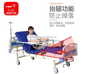 Cama de Hospital Manual de Lujo con 5 Funciones y Precio de Fábrica, Cama de Cuidado en el Hogar con Flexión Completa - Product Image 5