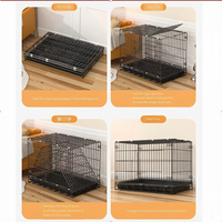 Cage pour chat à double étage, pliable, simple, écologique, durable, grande taille, maison pour chat d'intérieur avec rangement pratique