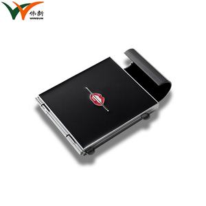 Innovative Design Customized Black <b>Rectangle</b> Soft Enamel Metal Portable Double Sided Makeup <b>Mirror</b> - Product Image 2