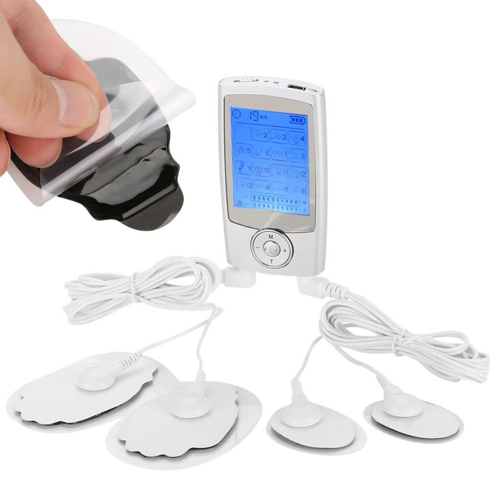 Tens Unit 16 Modes 20 Intensity Electric Stimulation Massager Muscle EMS Therapy Pain Relief Adjustable Lightweight LCD