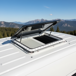 Puits de lumière pour <span class=keywords><strong>camping</strong></span>-<span class=keywords><strong>car</strong></span> 700x500mm avec éclairage LED Fenêtre de toit de caravane Étanche Blanc Puits de lumière pour <span class=keywords><strong>camping</strong></span>-<span class=keywords><strong>car</strong></span> - Product Image 1