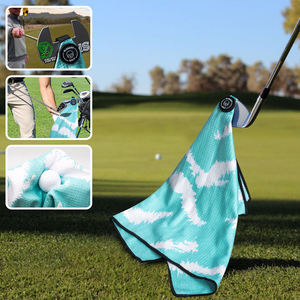 Toallas de Golf de Microfibra con Clip Magnético, Logotipo Personalizado, MOQ Bajo, Fabricante de Toallas de Golf Magnéticas - Product Image 3