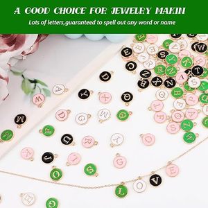 Dijes con Iniciales de la A a la Z, Aleación Chapada en Oro para Hacer Joyas, Pulseras, Pendientes, Colgantes, Suministros para Manualidades, Accesorios para Bricolaje - Product Image 3