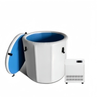 Baignoire à glace gonflable portable, système de refroidissement par eau, machine de récupération par immersion froide, certifiée CE, garantie 2 ans