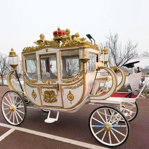 2026 Carrosse Électrique de Luxe Économique, Meilleure Vente, Style Royal Blanc Classique Rétro pour Mariage et Visites, en Promotion à Prix Réduit - Product Image 1