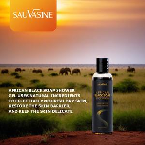Jabón Negro <span class=keywords><strong>Africano</strong></span> para el Cuerpo, Champú de Gran Poder Limpiador para el Tratamiento del Acné, Humectante Orgánico de Karité para Piel Seca, Marca Privada OEM - Product Image 2