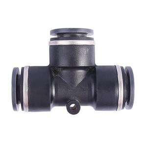 SMC KV2TF <b>Quick</b> Connect Tee 14x18 14x14 38x18 12x38 Pneumatic Push In <b>Connector</b> For Industrial Use - Product Image 1