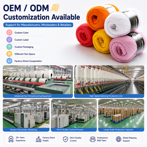 Fil de <span class=keywords><strong>coton</strong></span> mercerisé 4 brins, doux, pour tricot et crochet, idéal pour pulls, écharpes, sacs, 100% <span class=keywords><strong>coton</strong></span>, couleurs vives, vente en gros, tricot à la main - Product Image 4