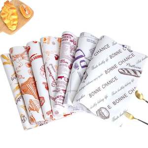 Papier d'emballage alimentaire de haute qualité et à bas prix, papier pour barquettes, biodégradable, recyclable, papier ciré résistant à la graisse - Product Image 1