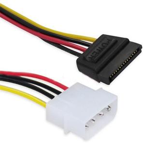 SATA <b>Power</b> <b>Cable</b> 4 Pin To Serial <b>Power</b> Connector 18AWG Pure Copper Conductor For Hard Drive Data Transfer - Product Image 3