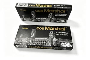 ชุดเครื่องเขียนคณิตศาสตร์โลหะ 13 ชิ้น ยี่ห้อ Cos Marshal พร้อมวงเวียน ไม้บรรทัด โปรแทรกเตอร์ กบเหลาดินสอ ขายดีที่สุดในกานาและไนจีเรีย - Product Image 6