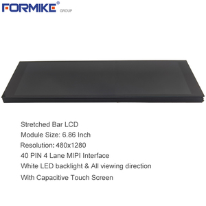 6.86 \ "yüksek parlaklık TFT LCD ekran kapasitif dokunmatik ekran 480x1280 MIPI arayüzü - Product Image 5