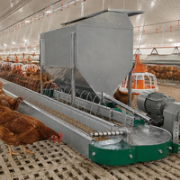 Ligne d'alimentation automatisée Pan/Chain pour fermes avicoles : Optimisez le taux de croissance