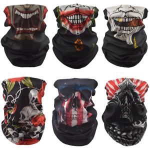 Kafatası canavar tasarım özel sıcak spor Bandana ile mikrofiber spor eşarp açık spor yetişkin yaz promosyon baskı için - Product Image 6