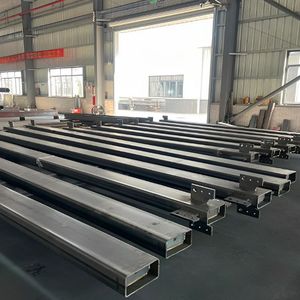 โกดังสำเร็จรูปโครงสร้างเหล็กคุณภาพ<span class=keywords><strong>สูง</strong></span> ขายโครงสร้างหลังคาโลหะ โกดังสำเร็จรูปแบบโมดูลาร์ - Product Image 2