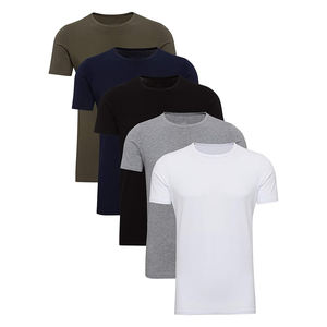 เสื้อยืดลำลองผ้าฝ้าย100% ผู้ชายเสื้อแขนสั้นระบายอากาศสำหรับสวมใส่ทุกวันและโรงยิมไปยังบังคลาเทศ - Product Image 5