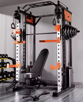 Máquina Smith de Alta Calidad para Gimnasio, Equipo de Fitness, Jaula de Potencia, Estructura de Poleas, Rack para Sentadillas en Casa, Entrenador Integral Multifuncional