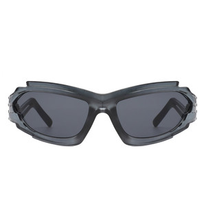 Moonhaze - Gafas de sol futuristas rectangulares deportivas con montura envolvente - Product Image 2