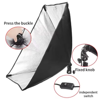 Rectangulaire Portable Photographie Photo Studio Lumière Led Éclairage Soft Box Tente 50x70 Softbox Set