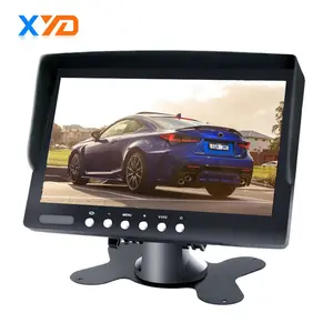 Máy Phát Video Xe Buýt Nhà Máy Màn Hình Dự Phòng Chiếu Hậu Xe Buýt 7 Inch Cho Xe Tải Xe Tải Caravan Van RV Xe Cắm Trại