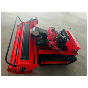 <strong>Used</strong> Remote-Controlled Fully Automatic Self-Propelled Garden Orchard Lawn Mowing Machine With Genuine Engine for Home Use