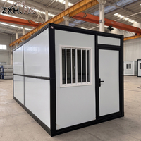 Maison conteneur pliable compacte à montage rapide pour abri d'urgence