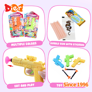 ชุดปืนของเล่นแสนสนุกพร้อมลูกอมผลไม้ หมากฝรั่งแบบติดสติ๊กเกอร์ หลายสี สำหรับเด็กๆ  รับผลิตตามสั่งและขายส่ง - Product Image 5