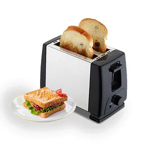 2 Slice Toster Xem Qua Công Nghiệp Cho Buns Bun Hamburger Bánh Mì Nướng Bánh Mì