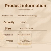 Diffuseur de parfum d'ambiance sans alcool, écologique, avec fleurs séchées, en bouteille de verre, sans flamme, pour aromathérapie, ensemble de parfum d'intérieur