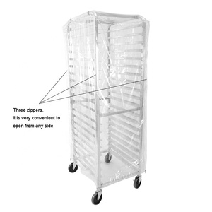 PVC trong suốt khay nướng và khay bánh mì giá che bụi nhựa che cho xe đẩy nướng - Product Image 6