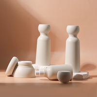 Flacon pompe cosmétique personnalisé en gros, couleur personnalisée, pour crème de soin de la peau, avec design imprimé à l'écran