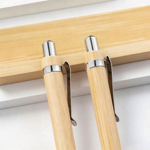 Promotional Eco-friendly Bamboo Ballpoint <b>Pen</b> Set Universal Stylus <b>Pen</b> for Wedding Signature Custom <b>Pen</b> for Corporate Gift Set - Product Image 6