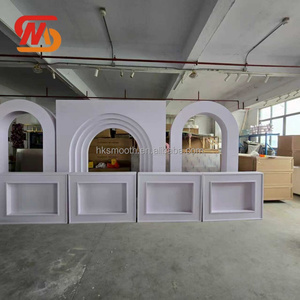 SMOOTH Wholesale Wedding Events Decoration White PVC Rectangle <b>Birthday</b> Party Event <b>Table</b> - Product Image 2