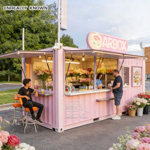Bar à vendre, conteneur en aluminium et fibre de verre, restaurant avec cuisine pour en-cas et frites - Product Image 2