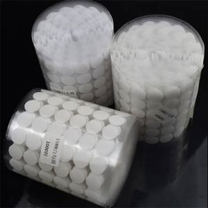 High Quality 2 Million Pairs 16mm White Self-<b>Adhesive</b> <b>Hook</b> and Loop Coins/Dots Double Sided Factory Wholesale - Product Image 4