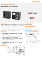 Nouvelle caméra industrielle originale HIK ROBOT MV-CL042-91GM-PL 4K GigE Mono Line Scan pour l'inspection photovoltaïque