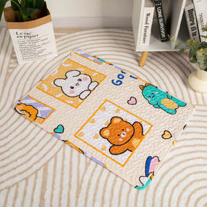 Kediler köpekler için tüm sezon yüksek kalite kadife Pet yatak baskı hayvan Mat uyku için sınır ötesi kafes platformu köpek malzemeleri - Product Image 3