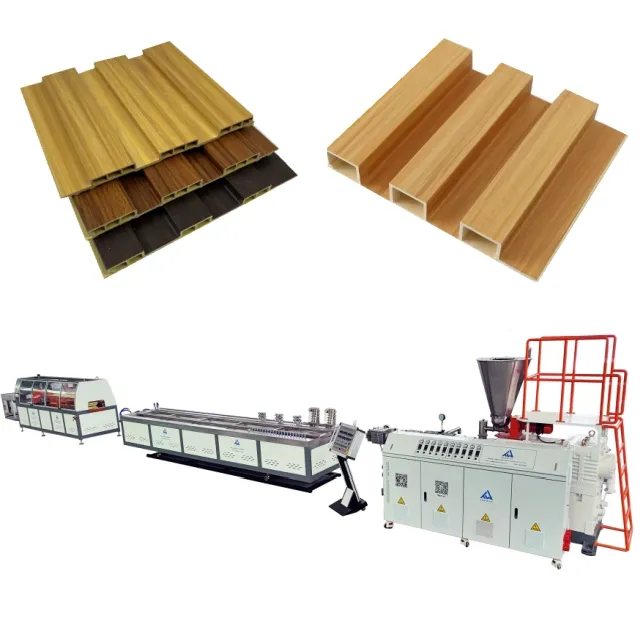 PVC WPC Grating wall panel extrusion machine PVC great wall board extruder machinery production line