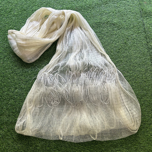 Filo di Nylon in acciaio appeso a mano Cast rete da pesca vecchio stile - Product Image 3